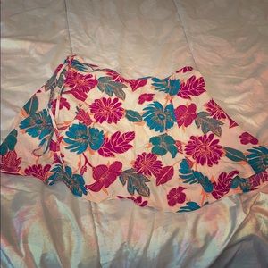 Skirt flower print
